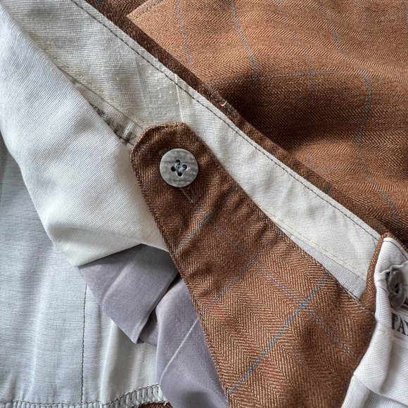 📌Dark Caramel Dress Pants European Tailoring Handmade with High Quality Fabric - Picture 8 of 13